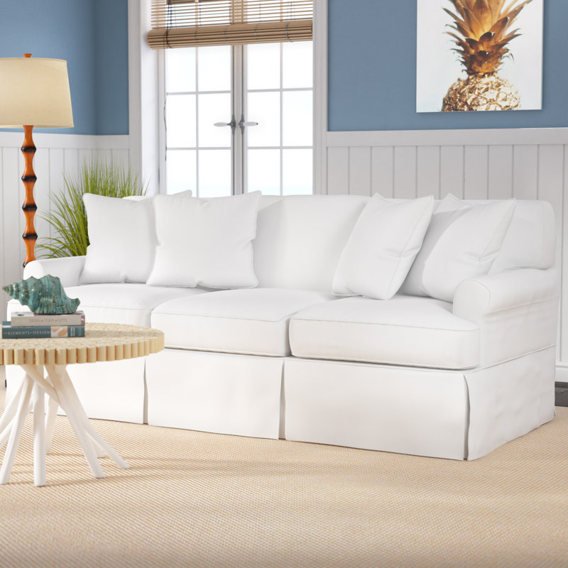 Beachcrest Home Rundle Slipcovered Sofa & Reviews Wayfair